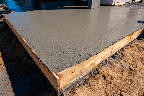 Outdoor Slab Installation in Arvada